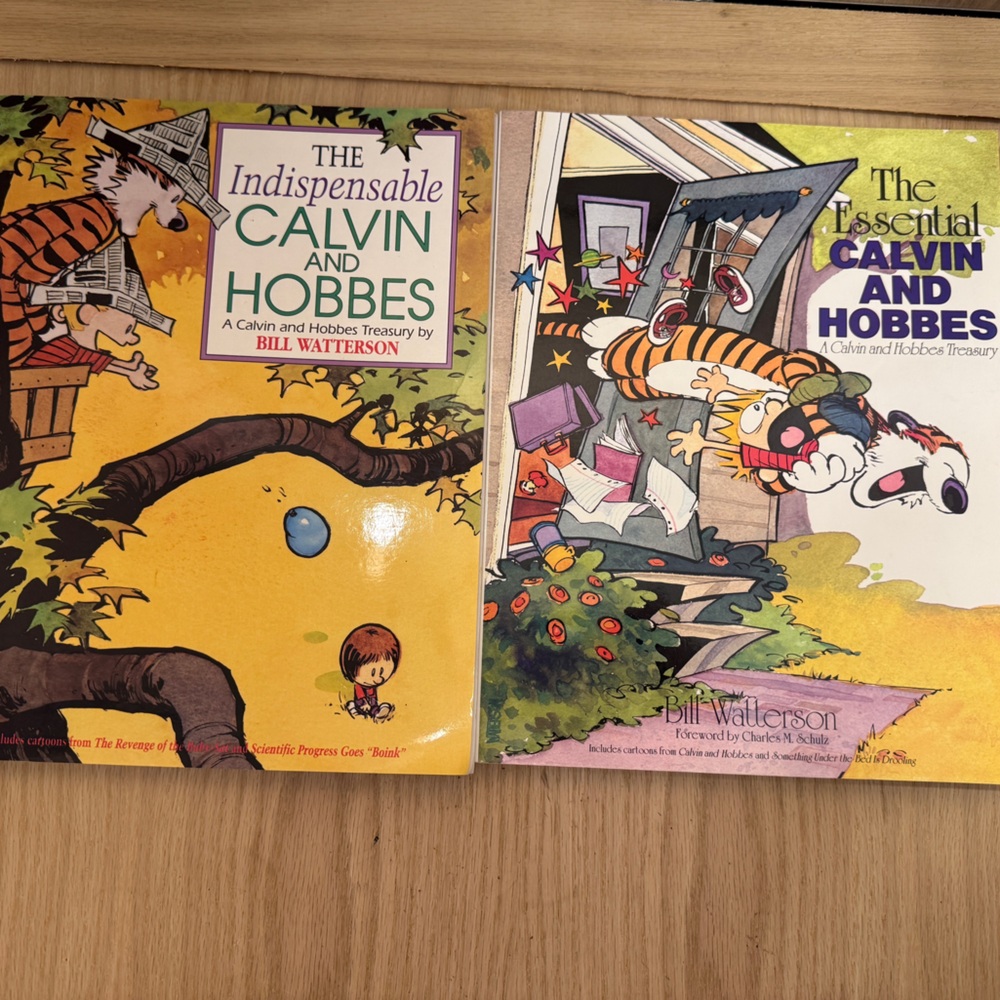 Calvin and Hobbes Comics Books Lot of 2